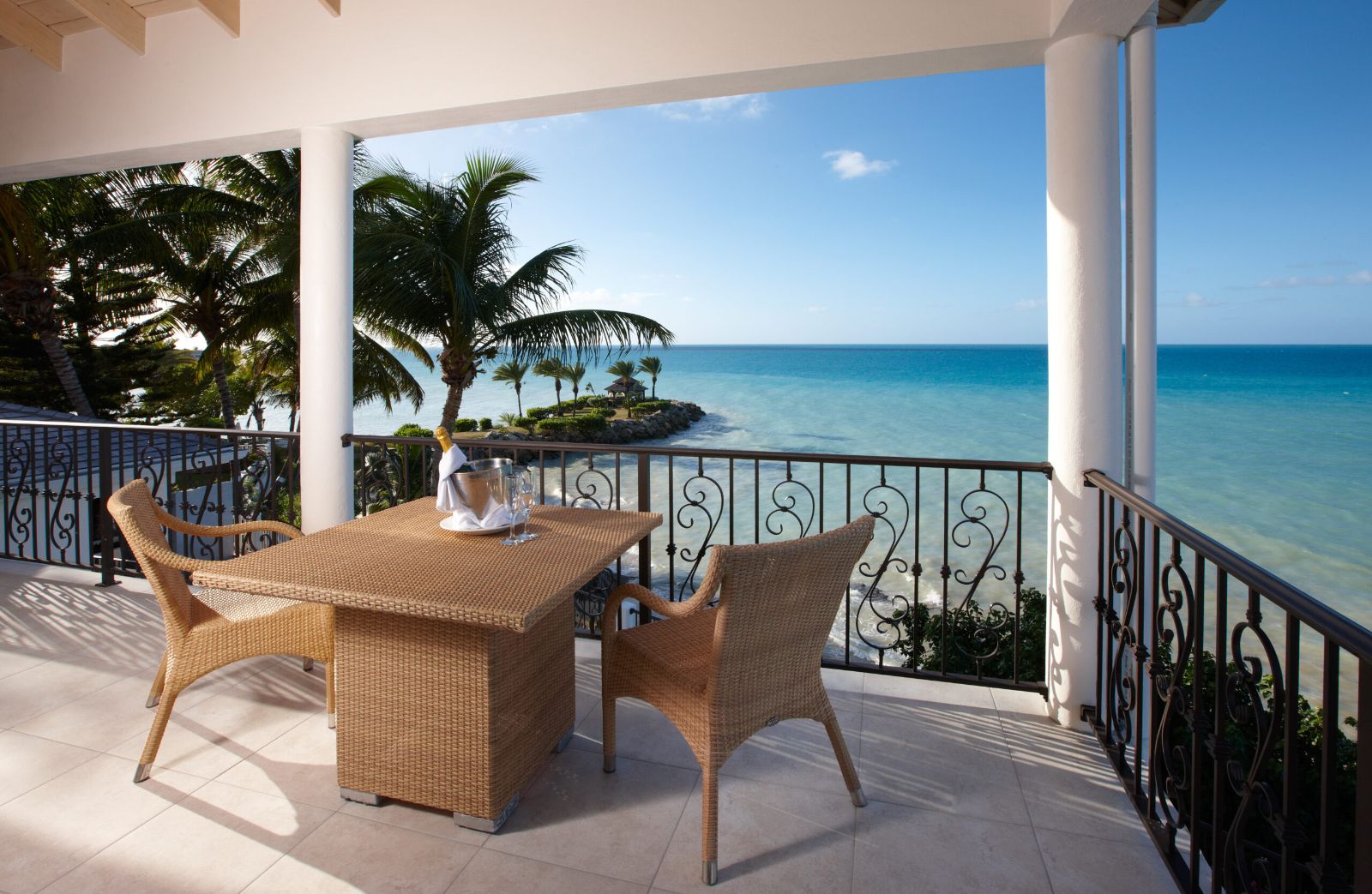 Terrace View at Turtle Cottage in Antigua