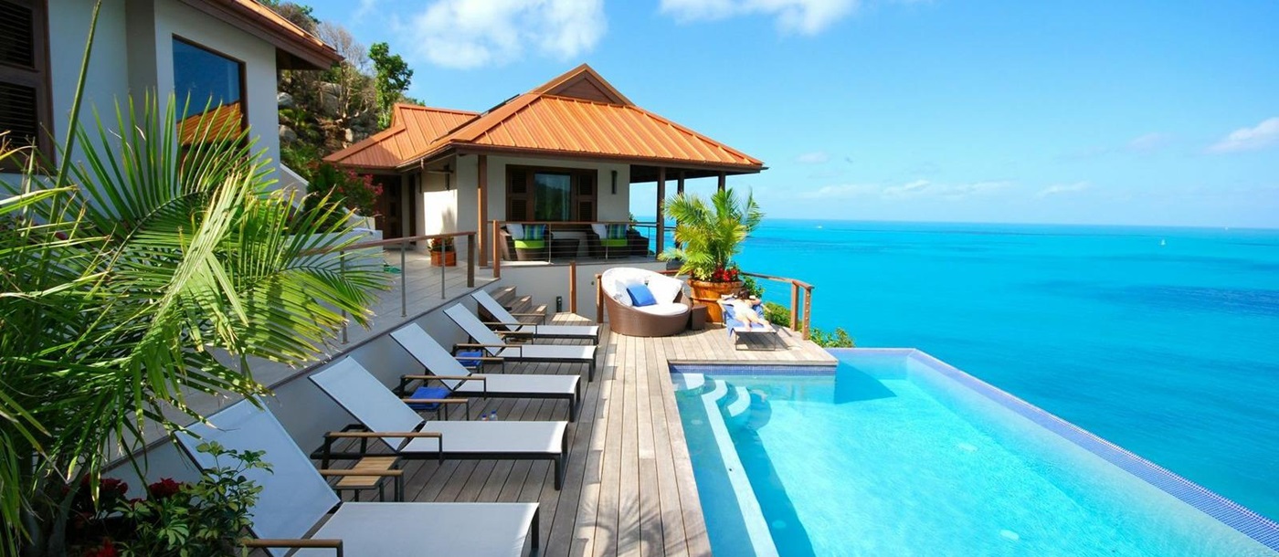 Swimming pool of Villa Aja, British Virgin Islands