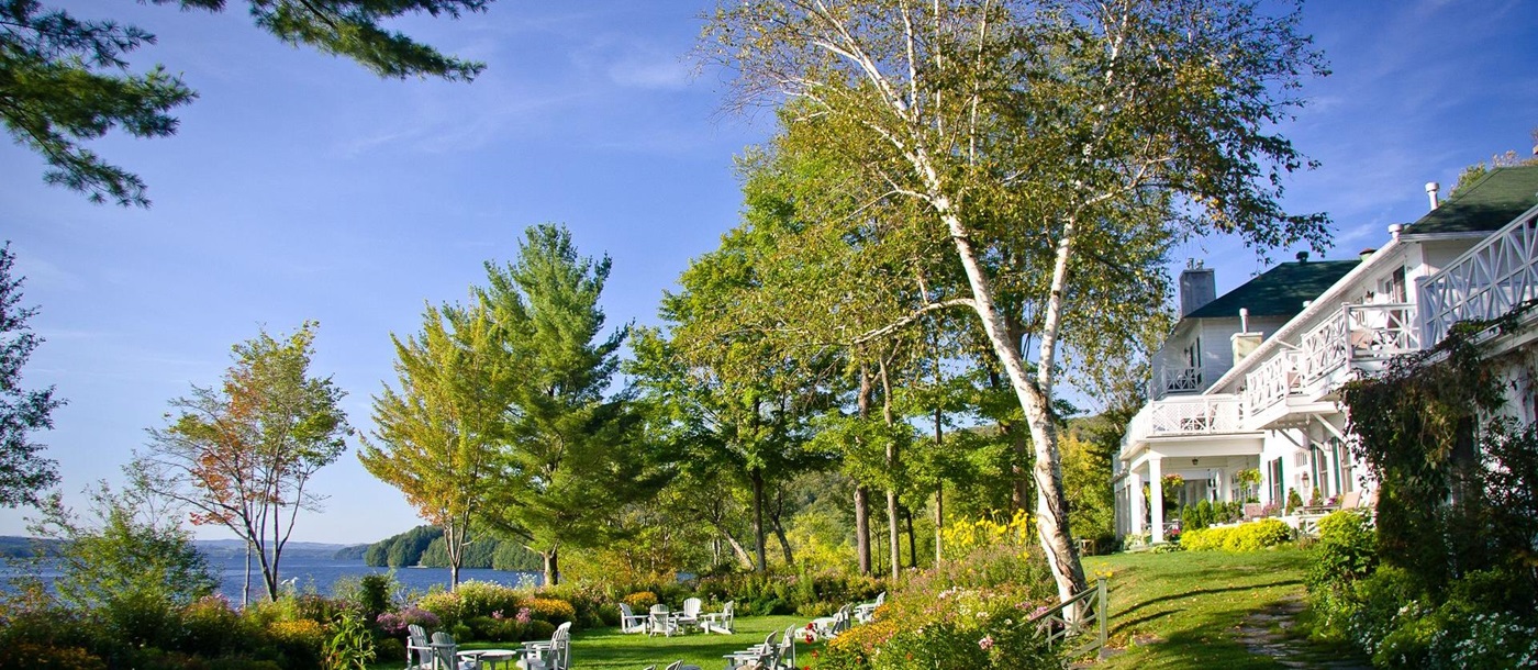 gardens of Manoir Hovey, Canada