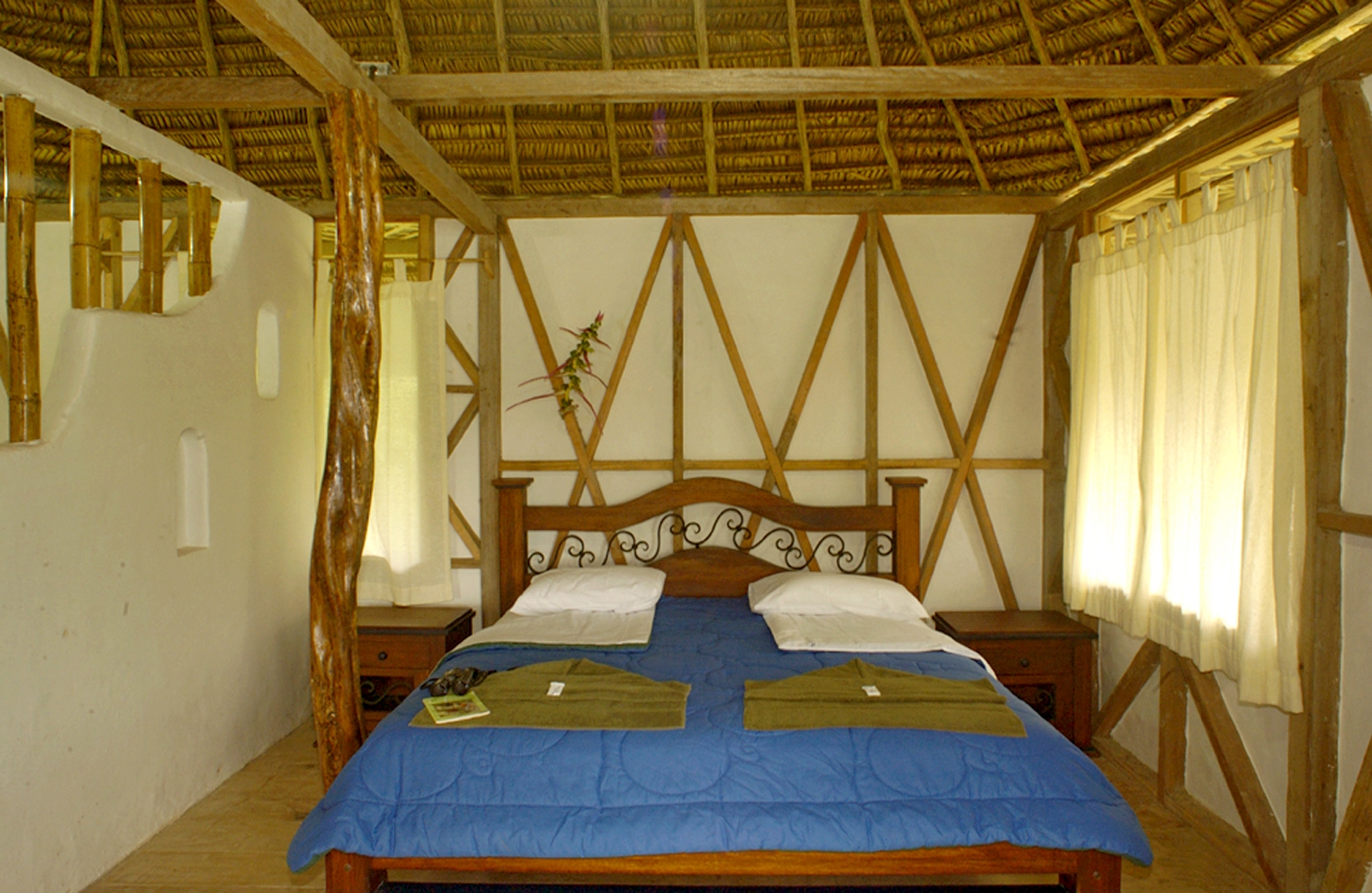 Bedroom at Napo Wildlife Centre Ecolodge in Ecuador