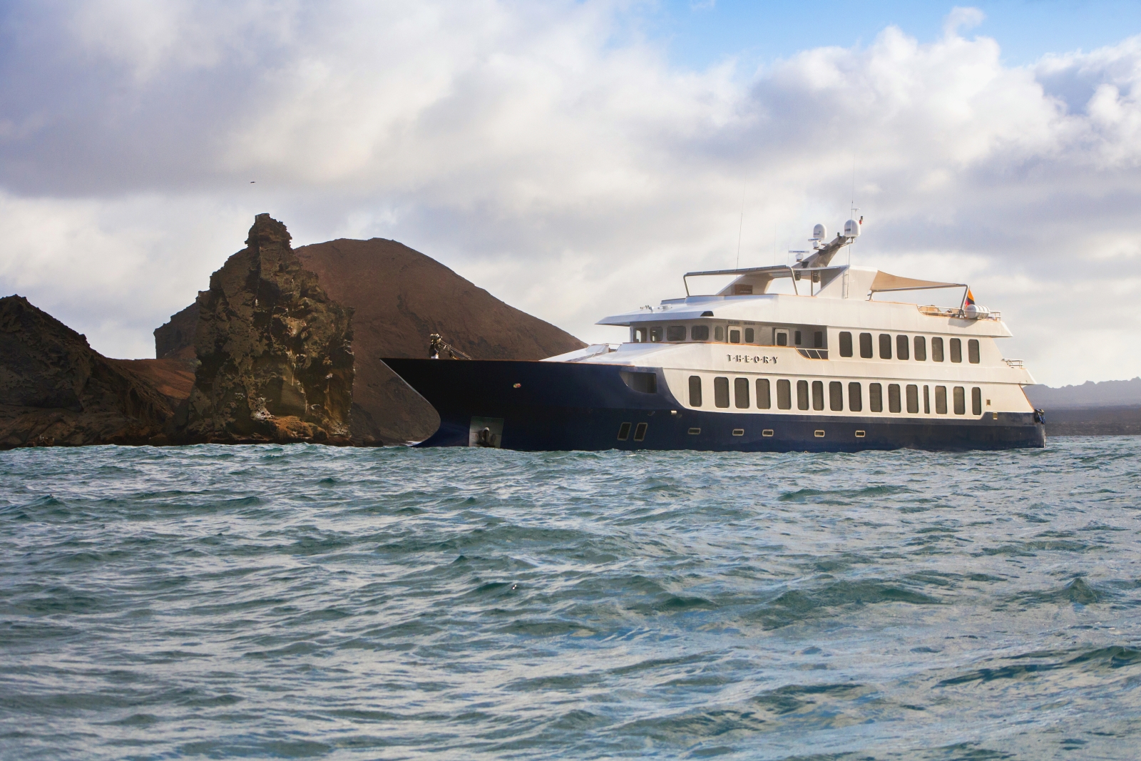 Exterior on board Theory in the Galapagos