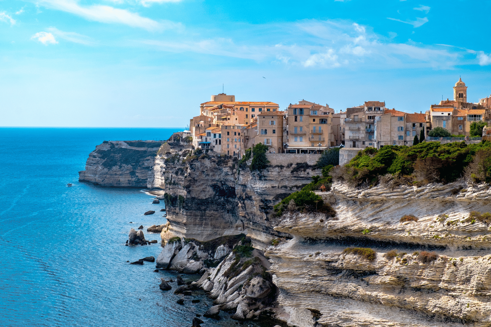 Bonifacio Town in Corsica, France