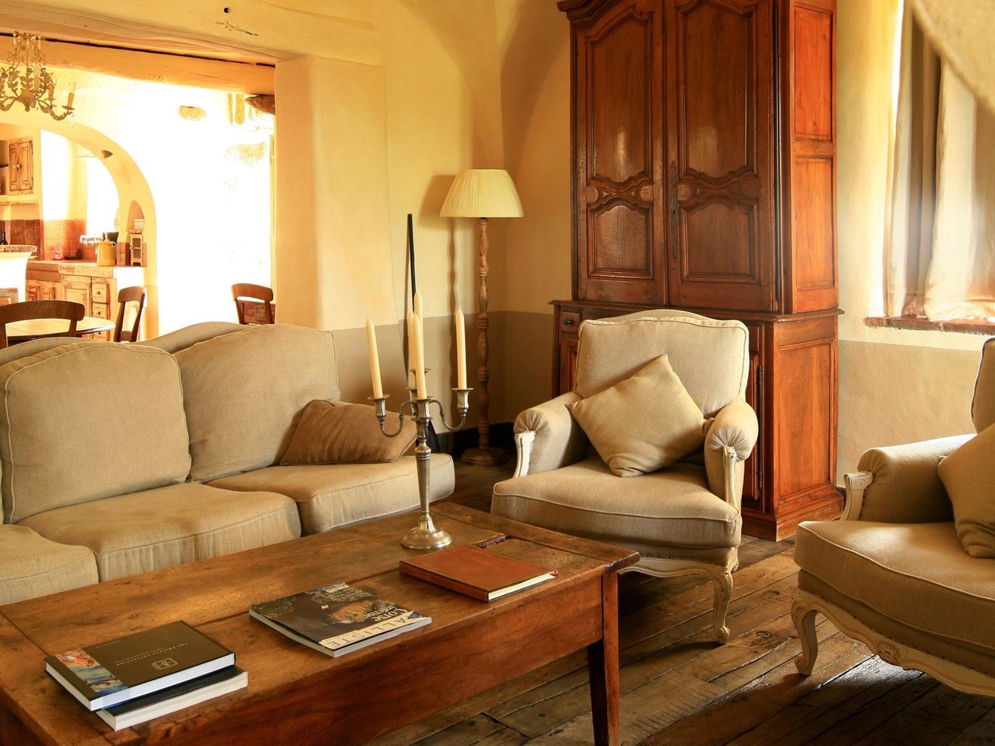 Living room of Eddera, Corsica