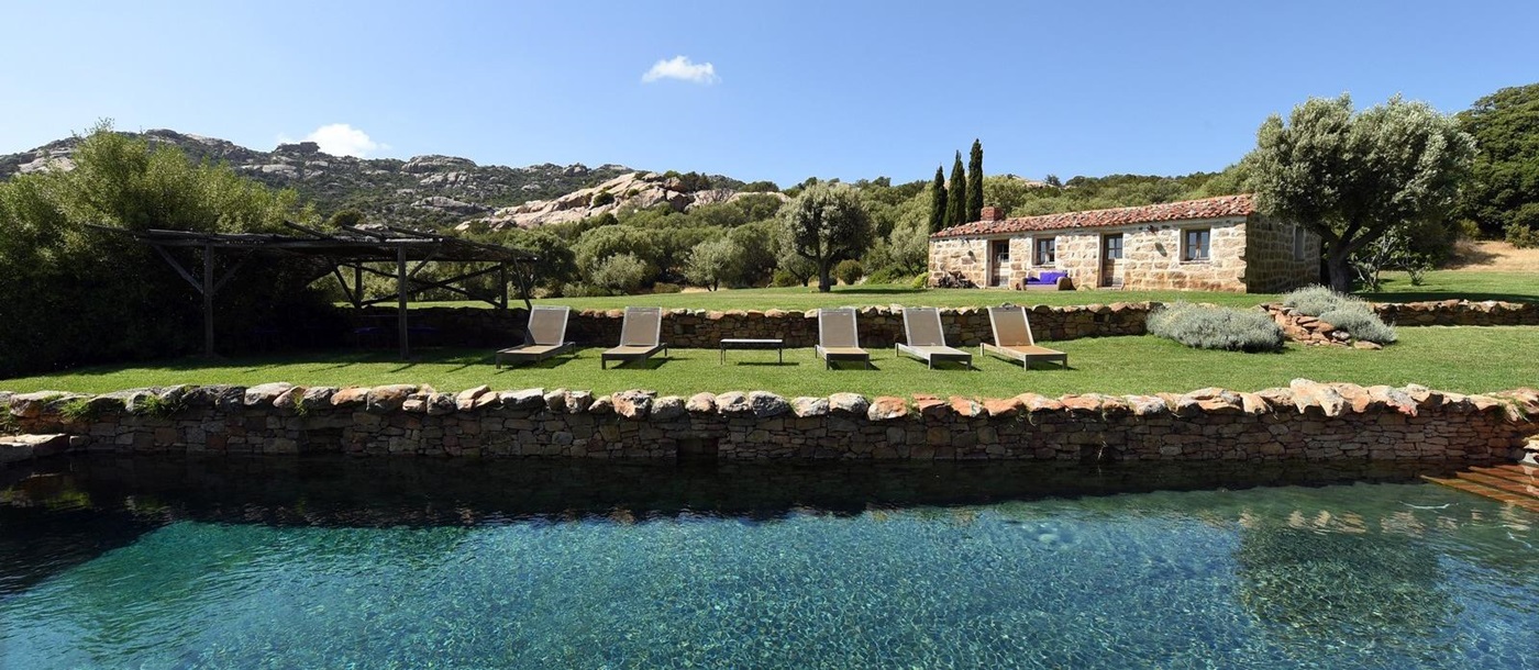 swimming pool of Rosumarinu, Corsica