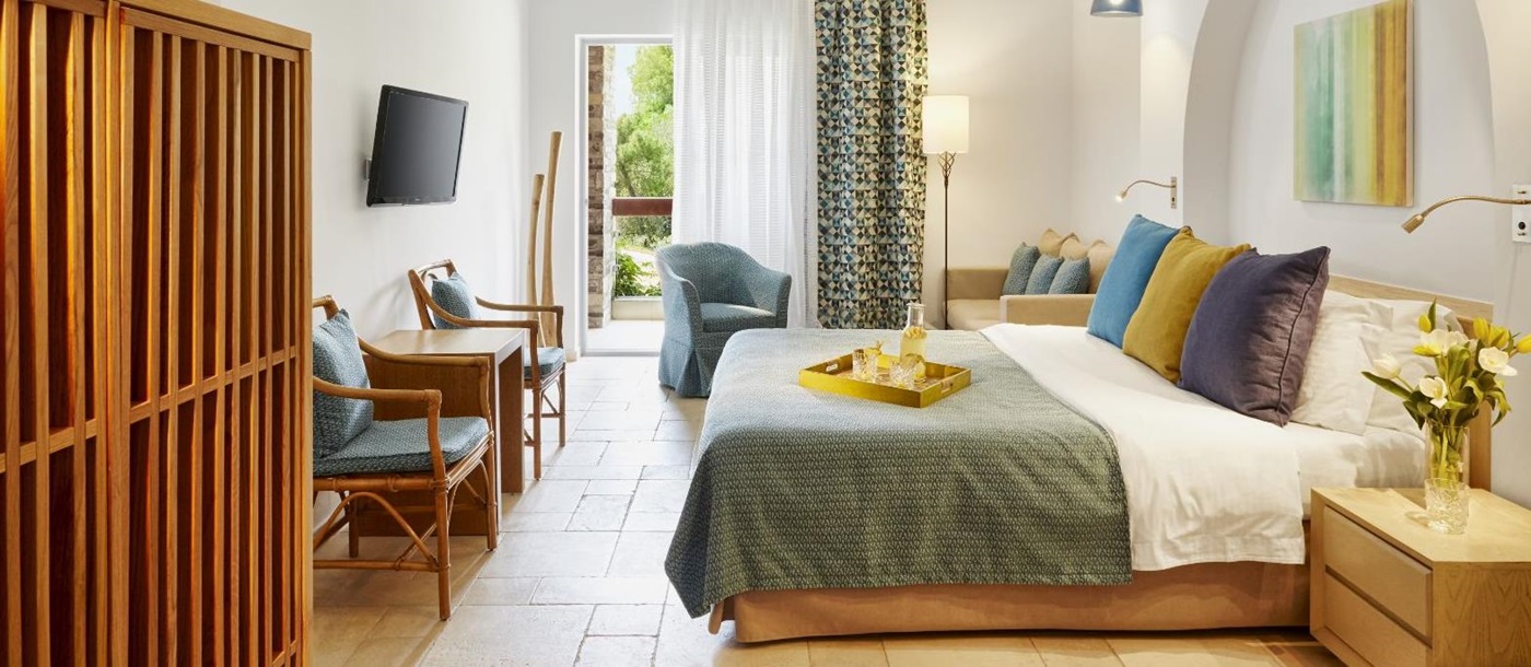 Junior suite with seaview at Eagles Palace resort in Halkidiki, Greece