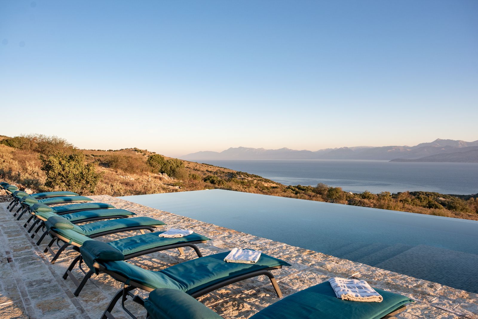 Pool at Villa Edina in Corfu