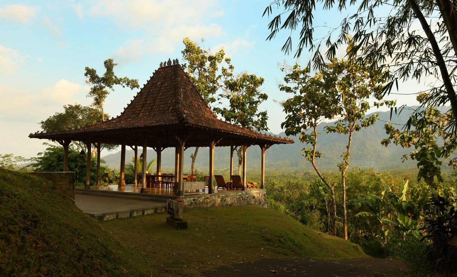 Putri Dewi pavilion at Plataran Borobudur Resort & Spa in Java, Indonesia