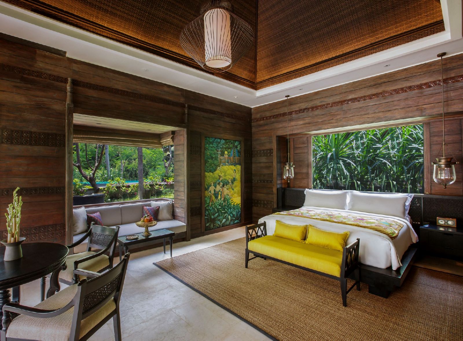 A two bedroom villa at the Ritz Carlton Mandapa Indonesia