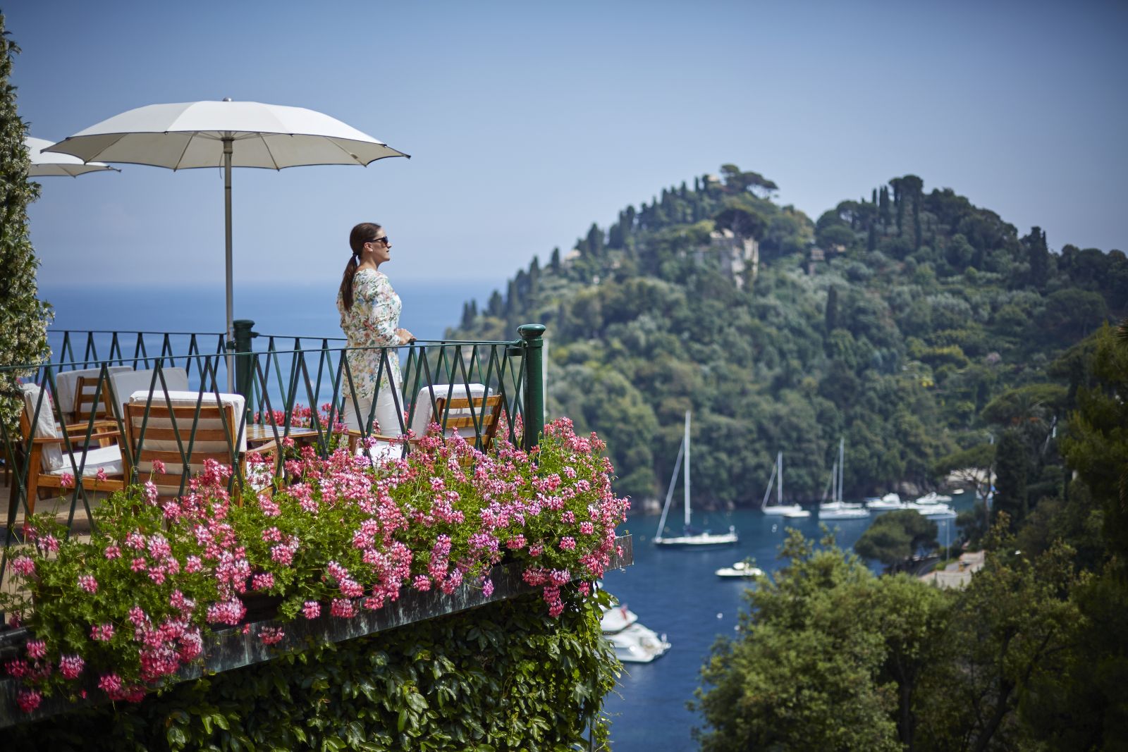 Picturesque views from Belmond Hotel Splendido Portofino Italy