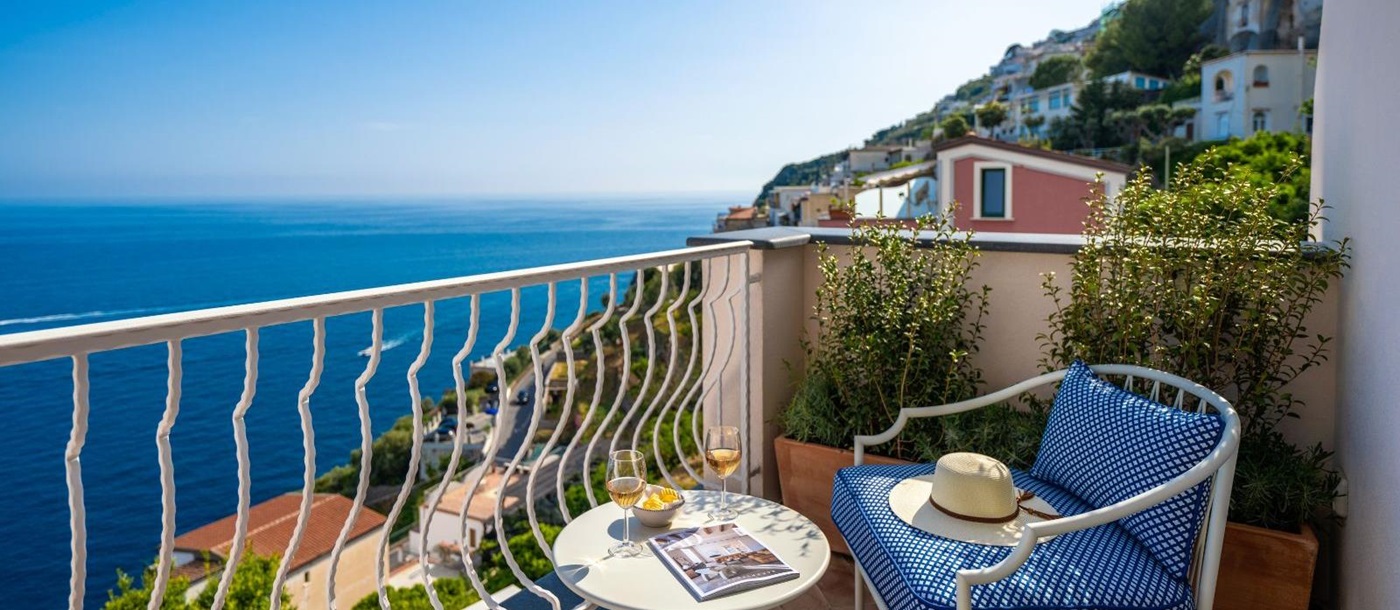 Balcony View at Villa Iris in Amalfi