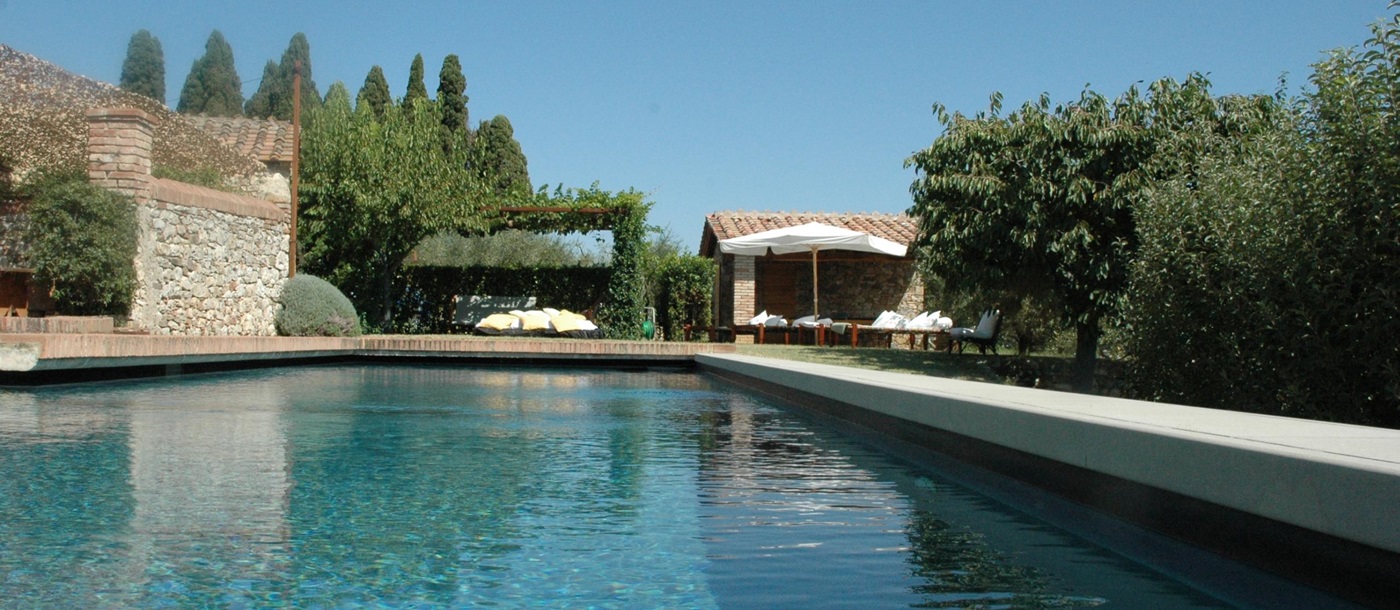 Swimming pool of Podere Belpoggio, Tuscany