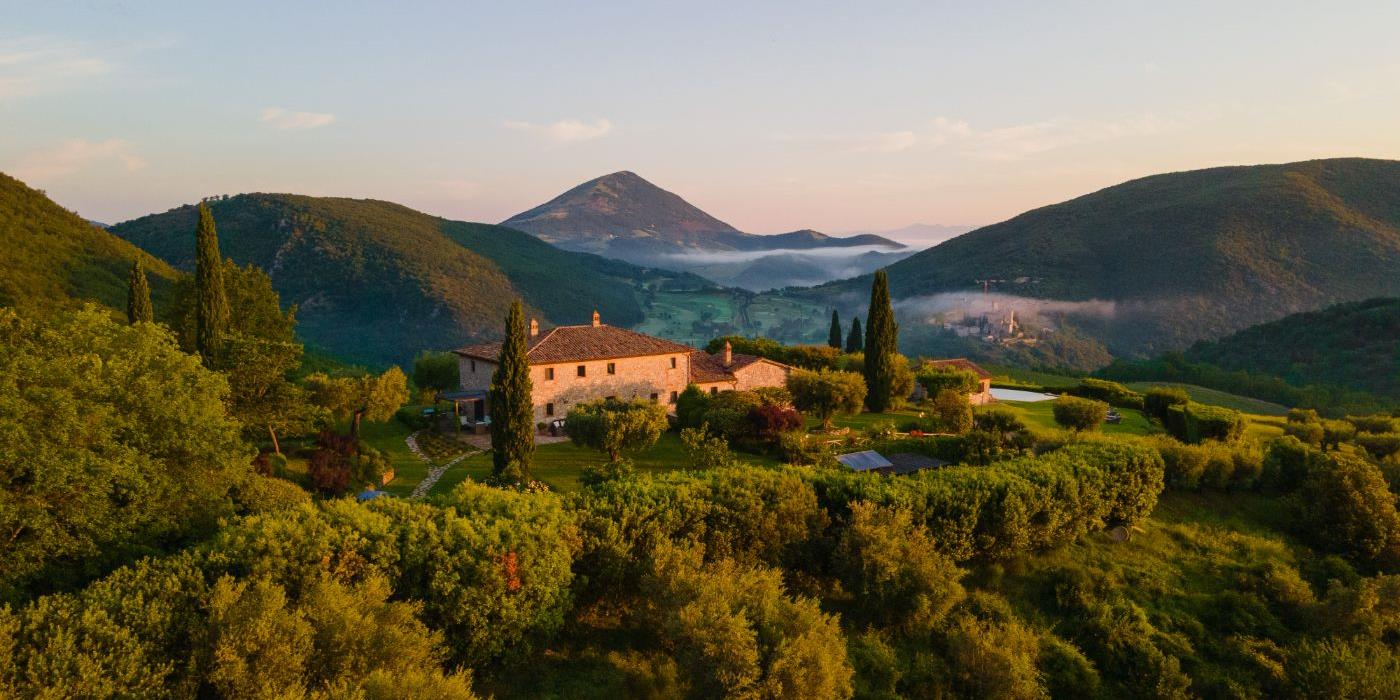 The stunning landscape surrounding Villa Arpeggio.