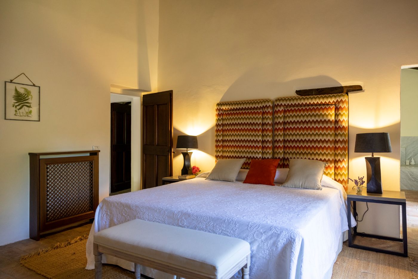 The fourth double bedroom at Villa Pizzicato