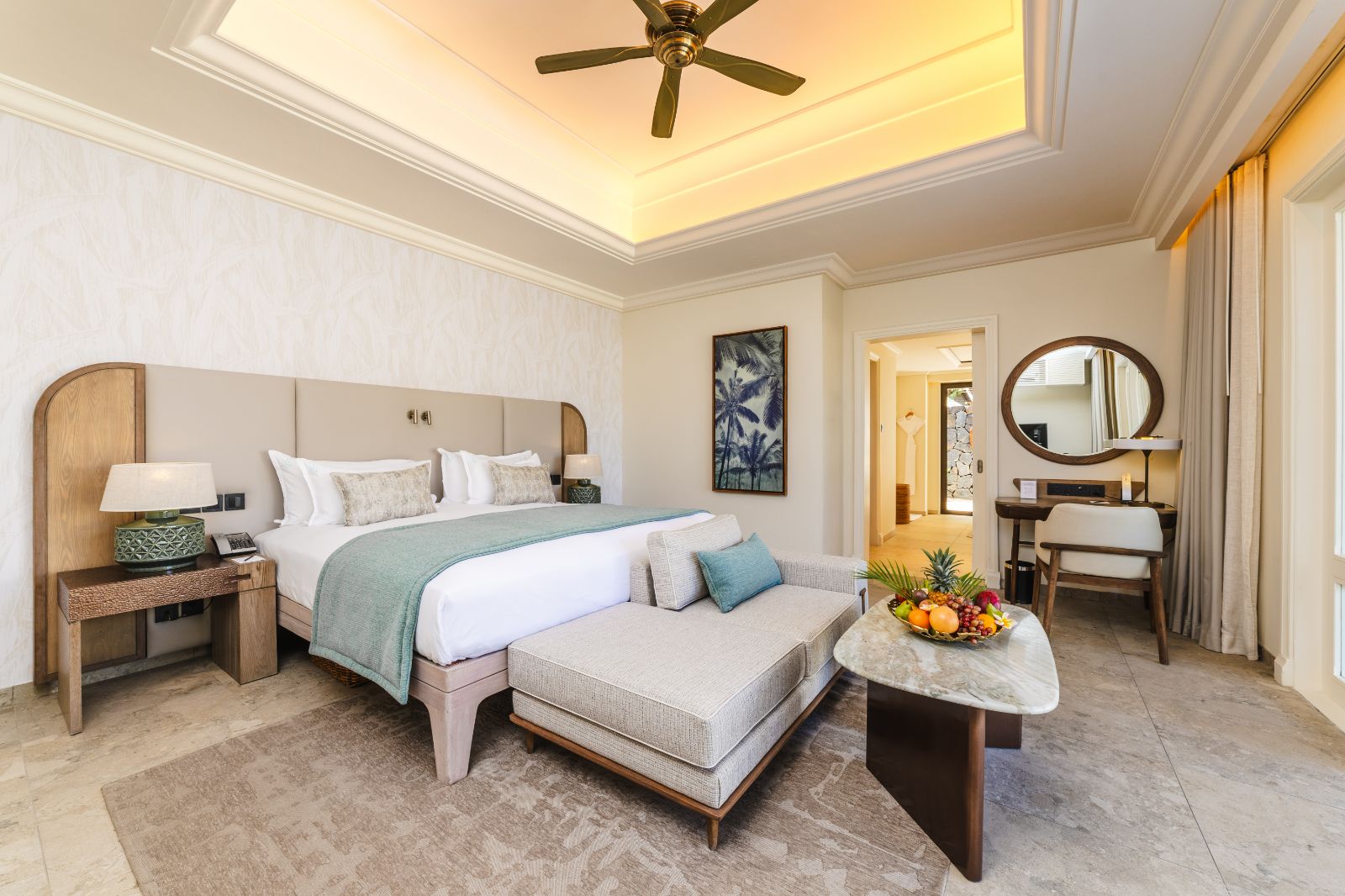 Luxury suite pool villa bedroom at Maradiva Villas Resort and Spa