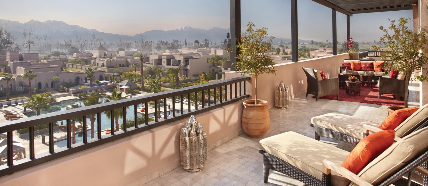 The view from the Four Seasons Marrakech
