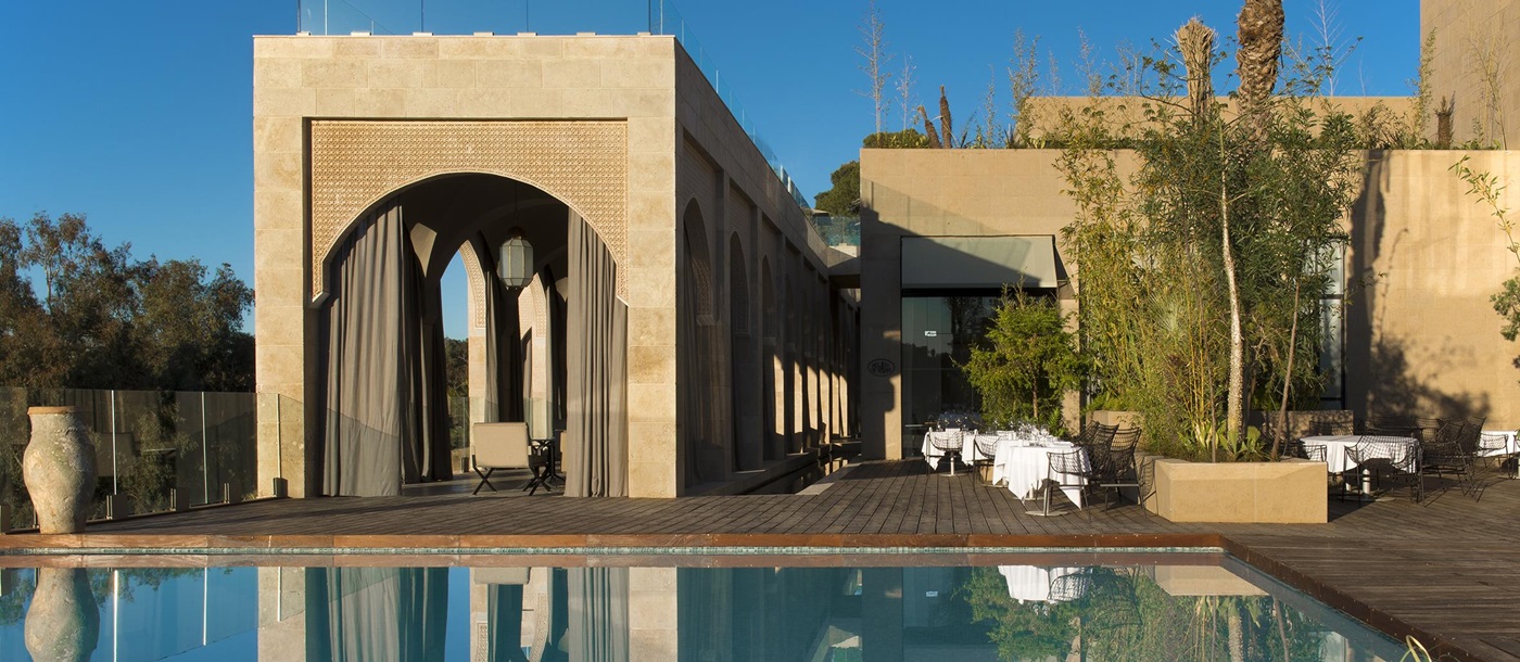 The ppol at Hotel Sahrai, Morocco