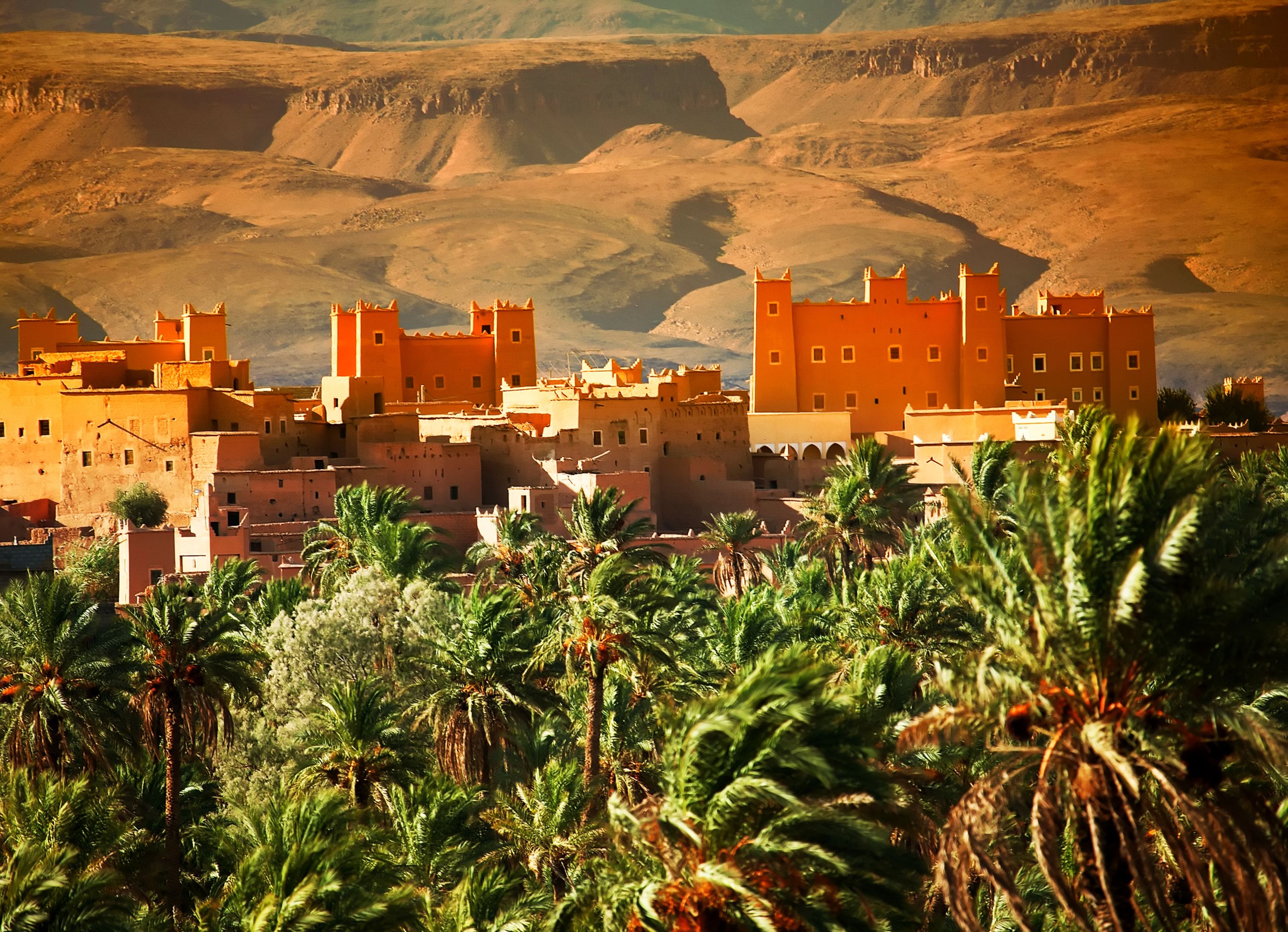 A kasbah in the Atlas Mountains