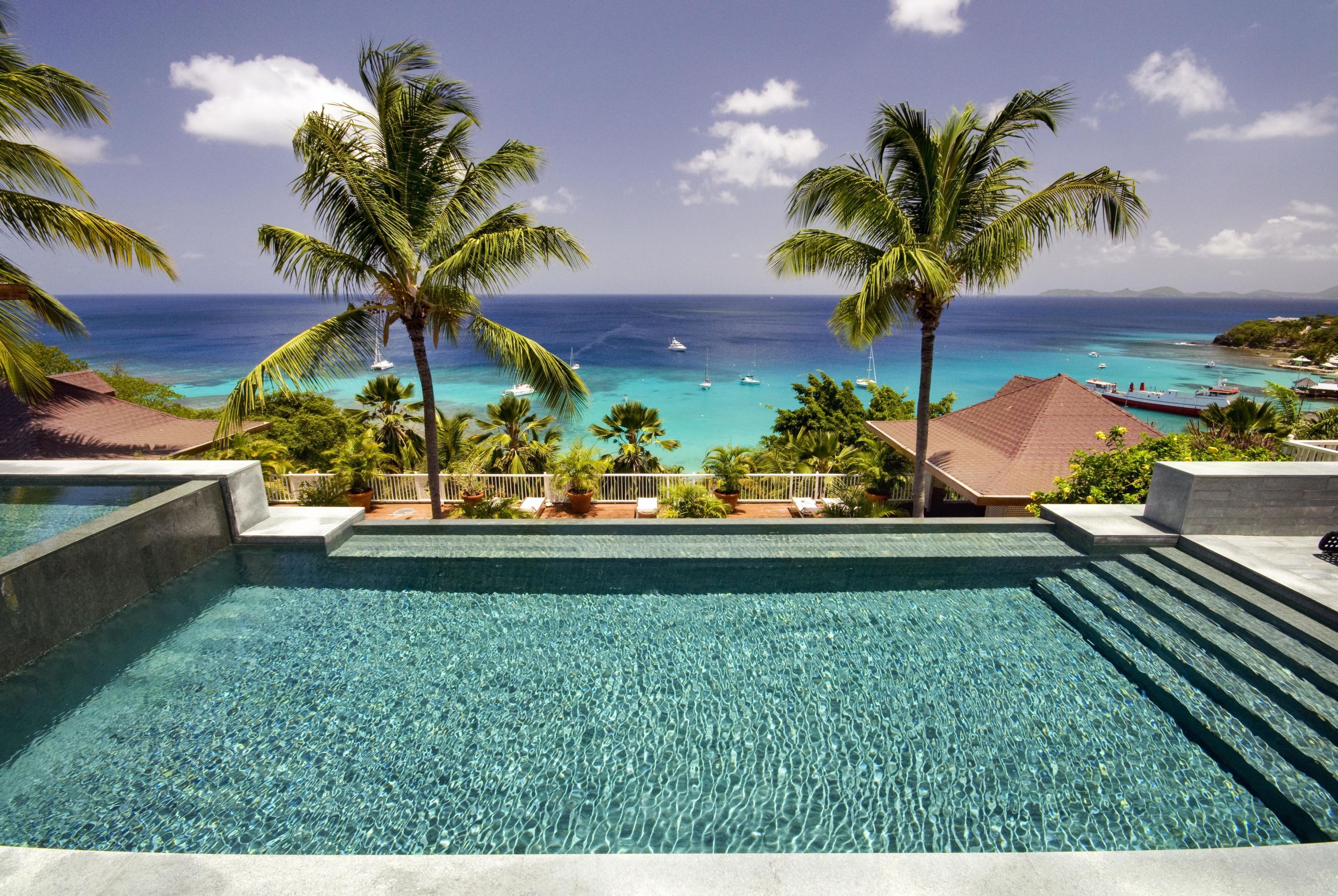 Swimming pool of Tortuga, Mustique