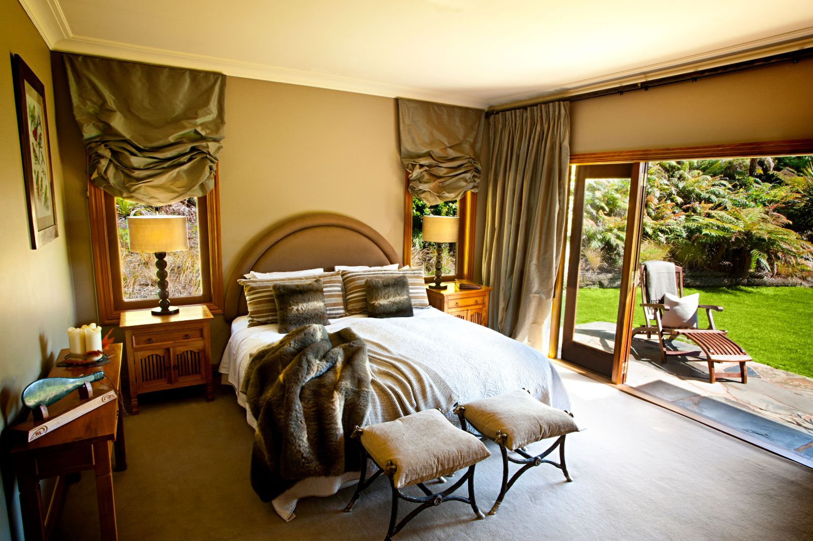 Guest room at Treetops Lodge & Estate in Rotorua, New Zealand