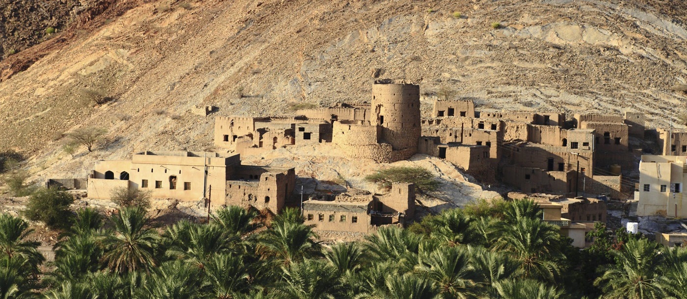 The abandoned village of Birkat Al Mawz in Oman