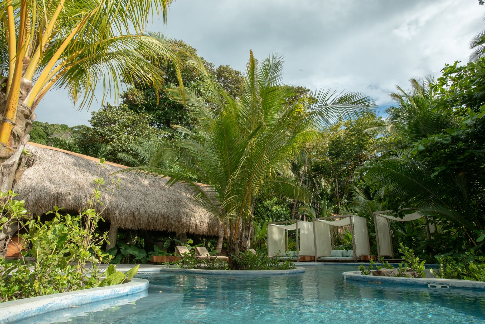 Poolside at Isla Palenque in the Chiriqui region of Panama