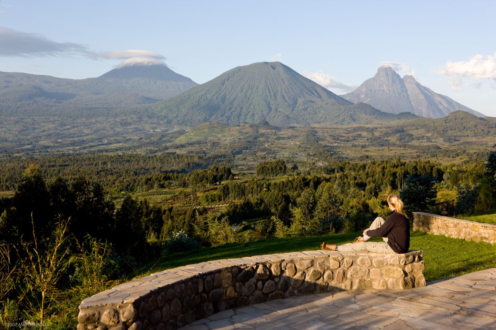 Scenic view at Virunga Lodge in Rwanda