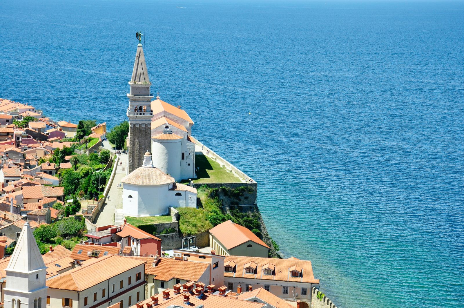 Izola on the Mediterranean coast in Slovenia