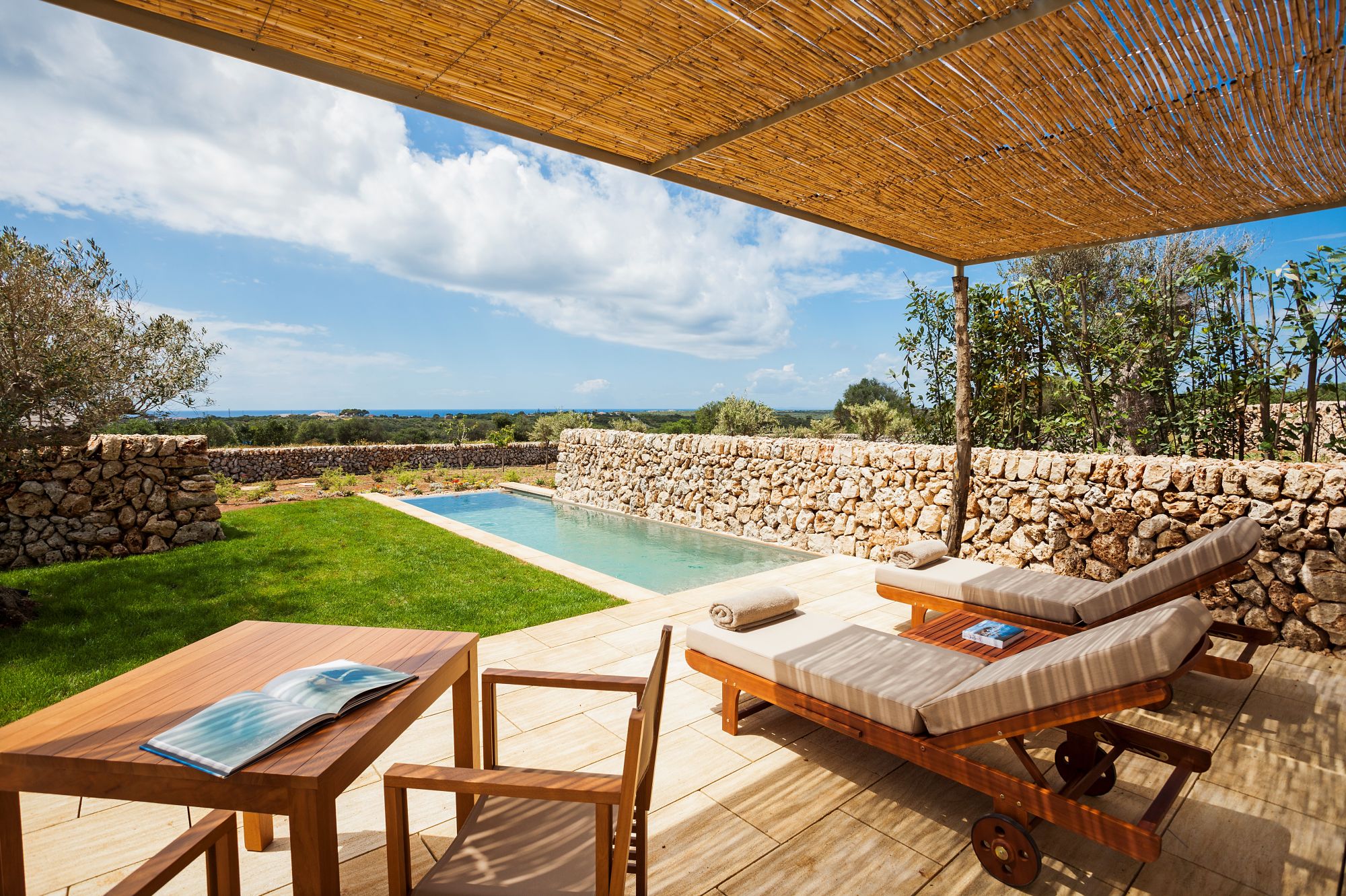 The pool cottage of Hotel Torralbenc, Spain