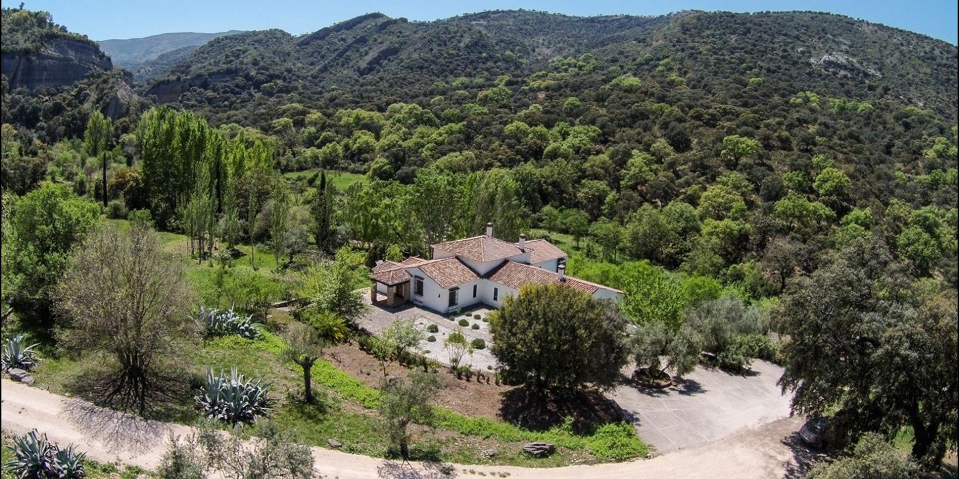 an aerial view of casa de valle