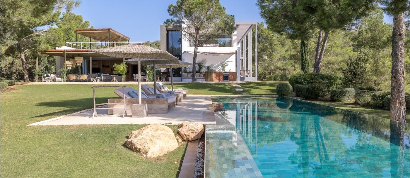 Pool View at Villa Paloma in Ibiza