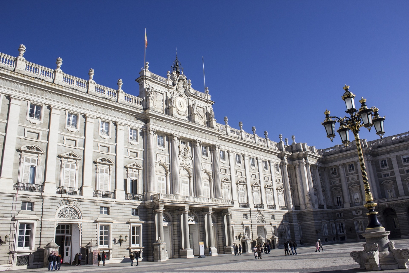 Royal Palace in Madrid Spain