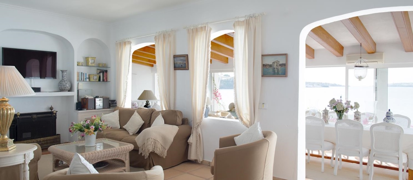 Living room in Sant Antoni, Menorca