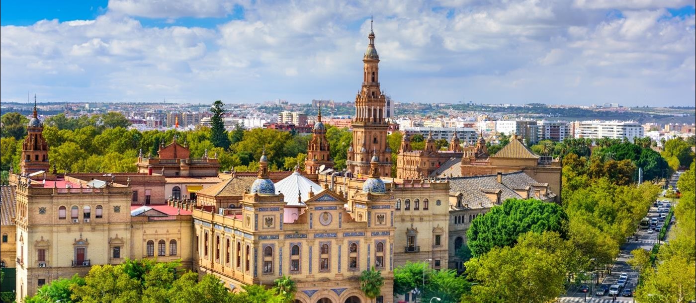 Cityscape of Seville Spain
