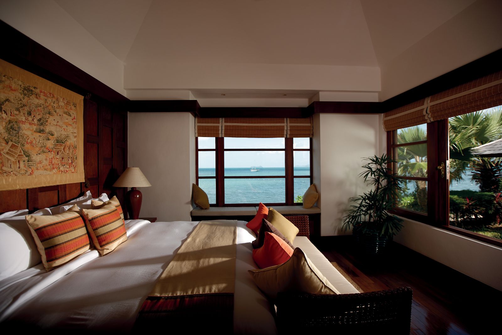 Guest suite with ocean views at Napasai: A Belmond Hotel in Thailand