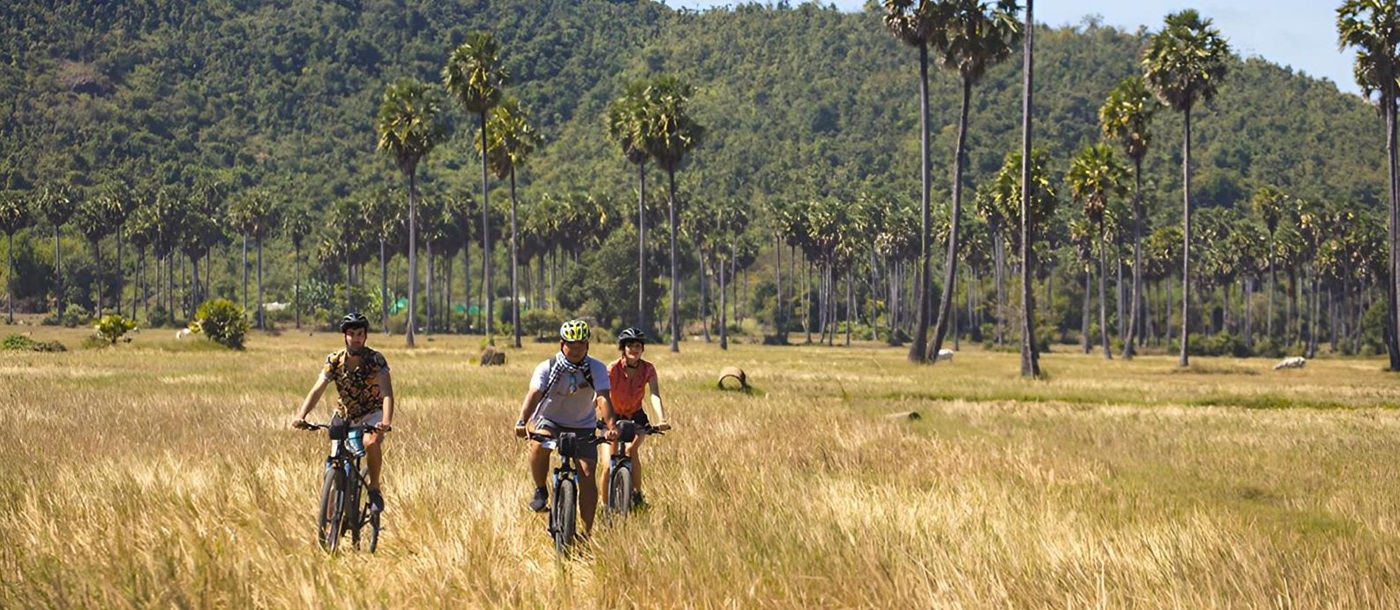 Cycling excursion from the Aqua Mekong river cruise in Vietnam