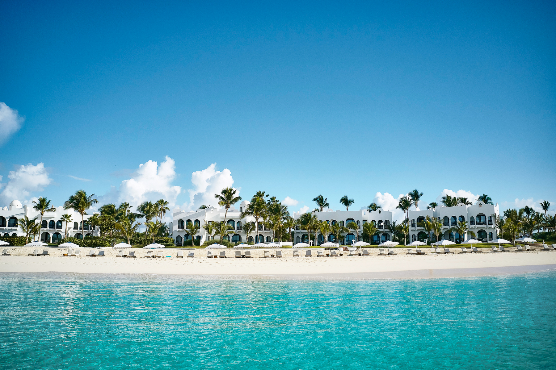 Beachfront at Belmond's Cap Juluca resort in Anguilla