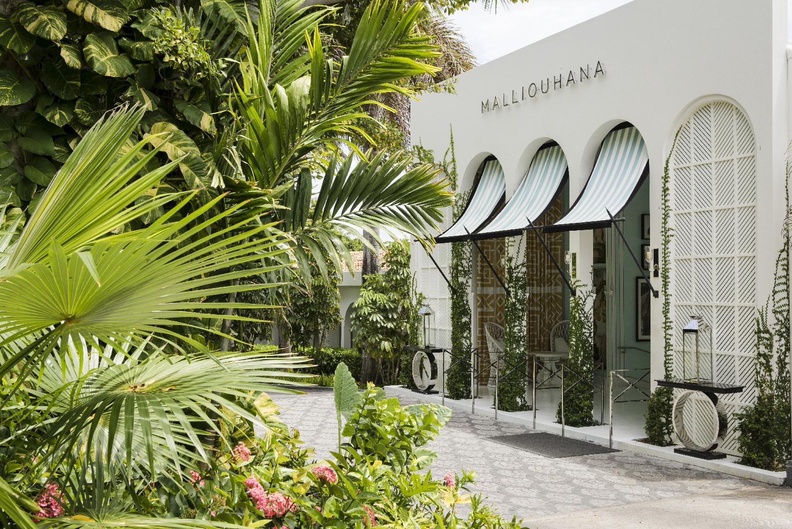 The entrance of Malliouhana, Anguilla