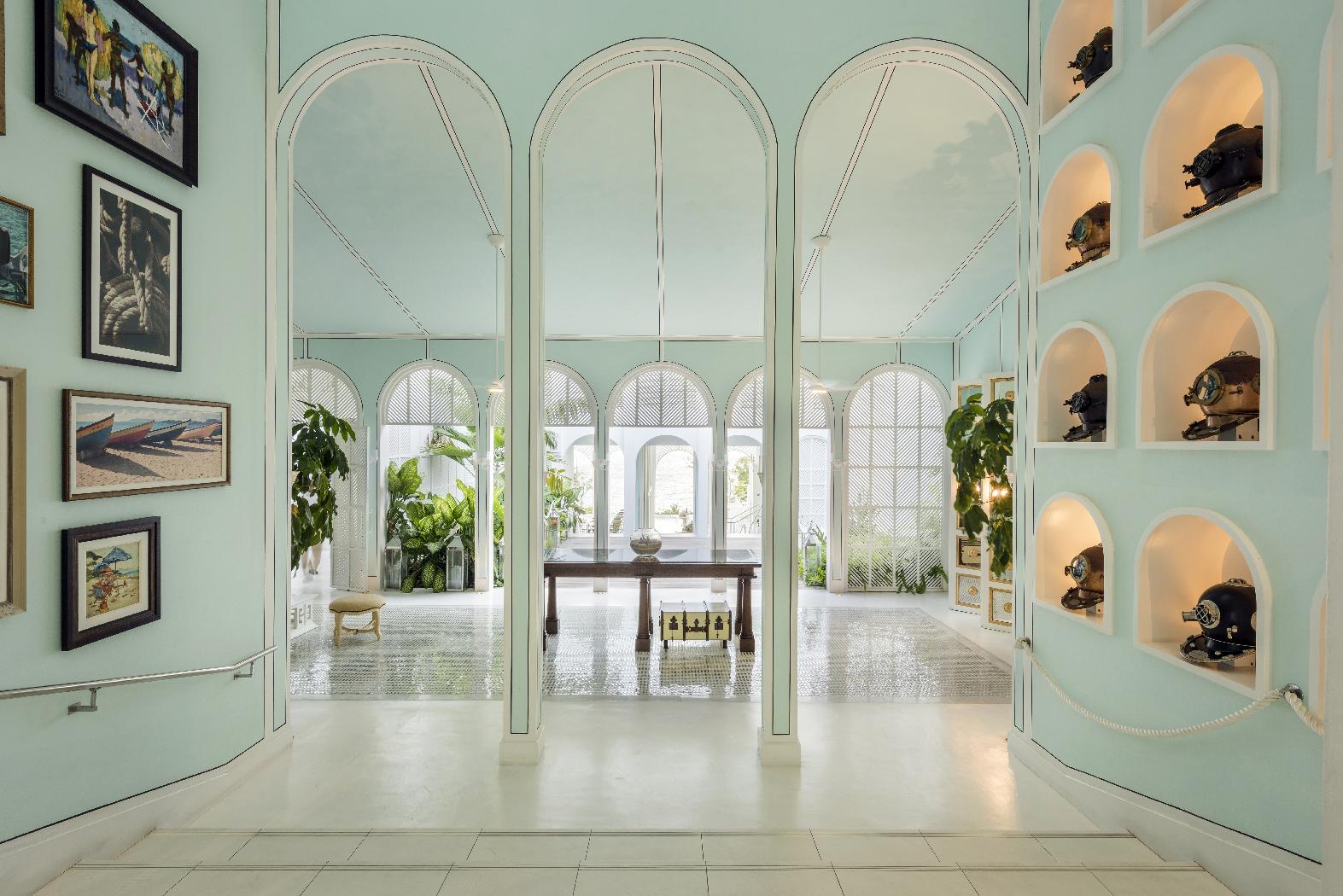 The lobby of Malliouhana, Anguilla