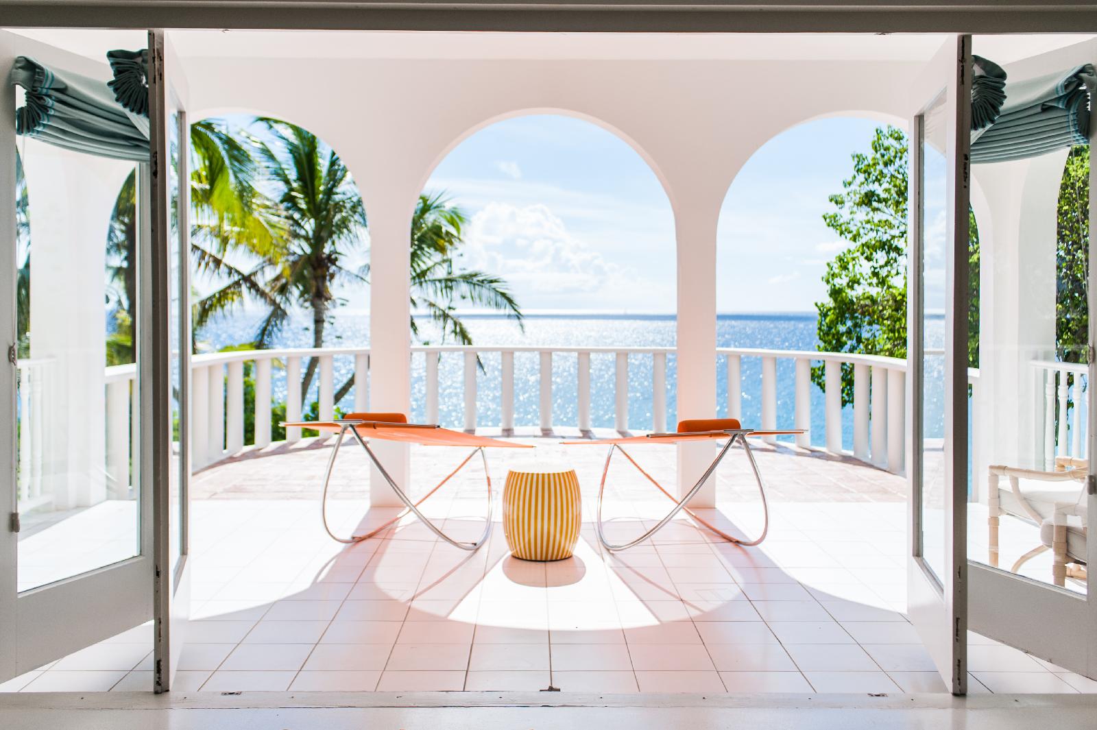 covered terrace at Malliouhana, Anguilla
