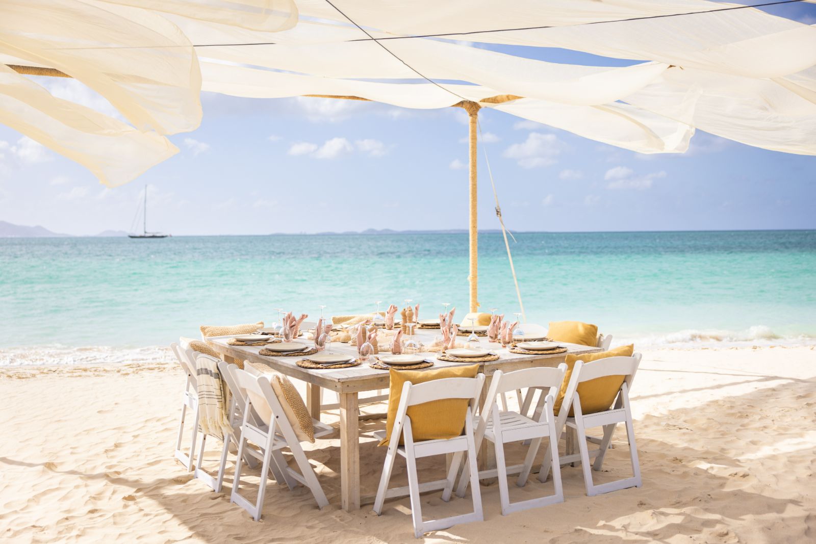 BBQ Setup at ANI in Anguilla