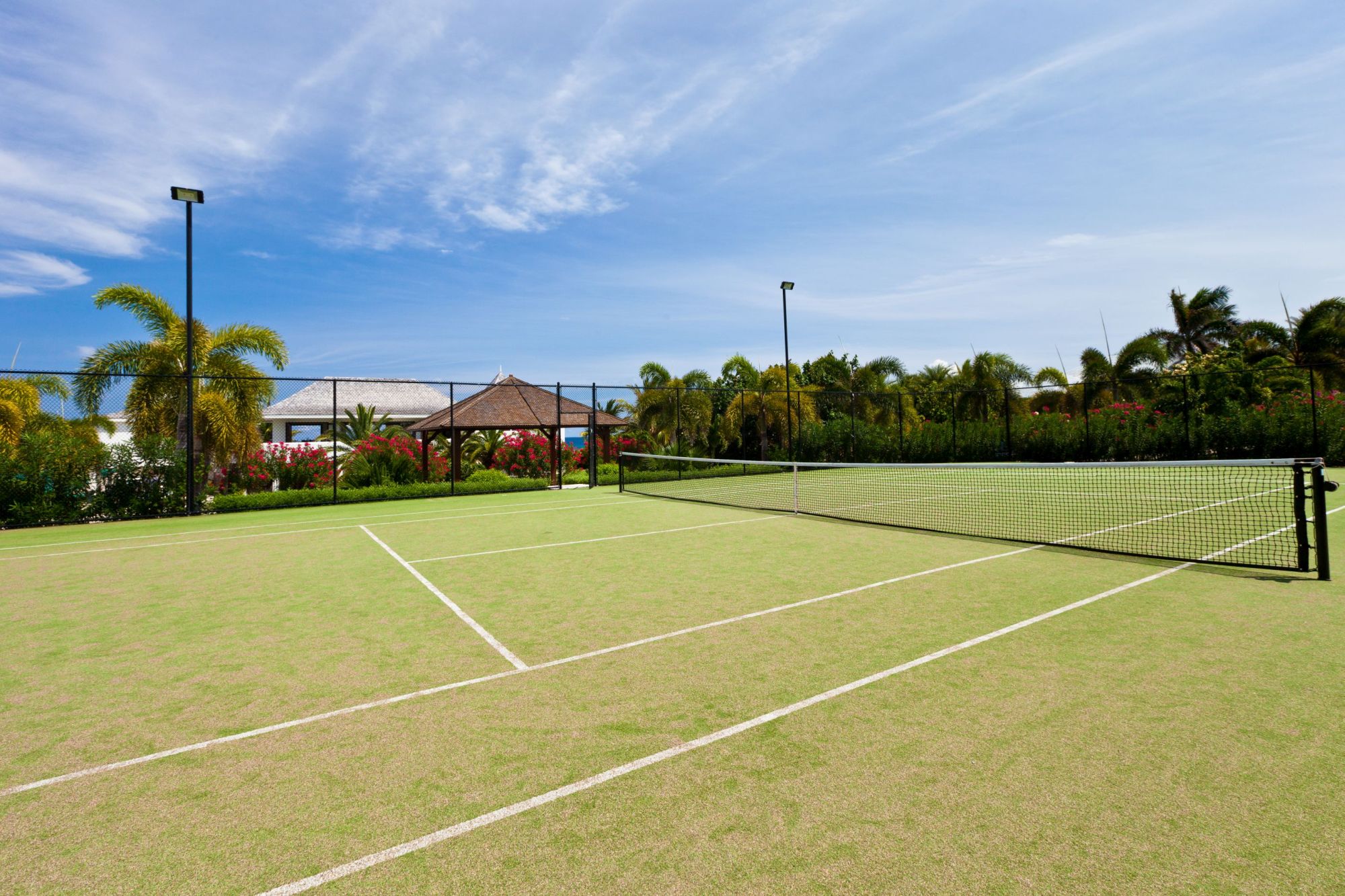 tennis court of le bleu, anguilla