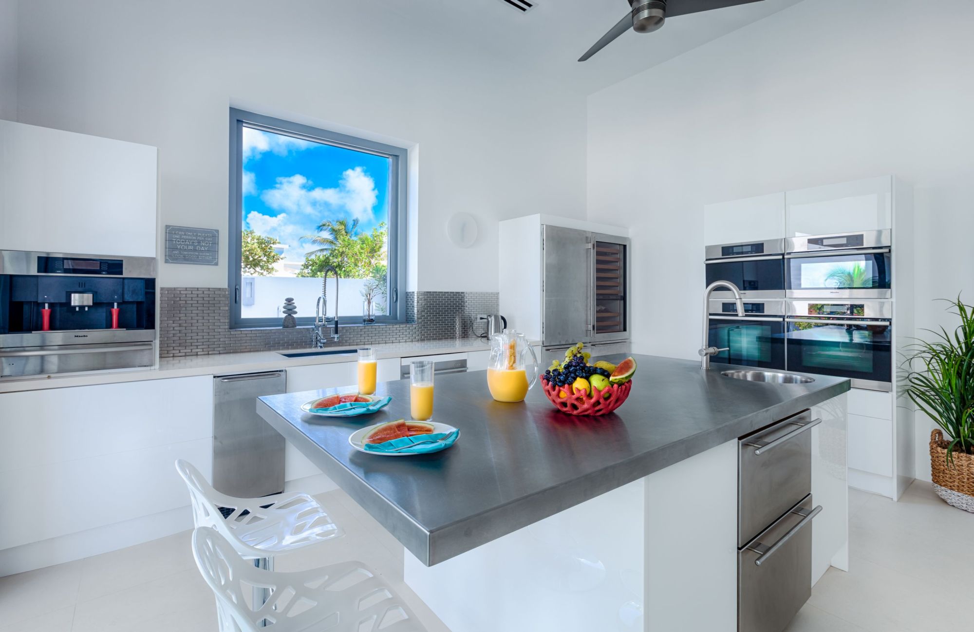 kitchen of the beach house, anguilla