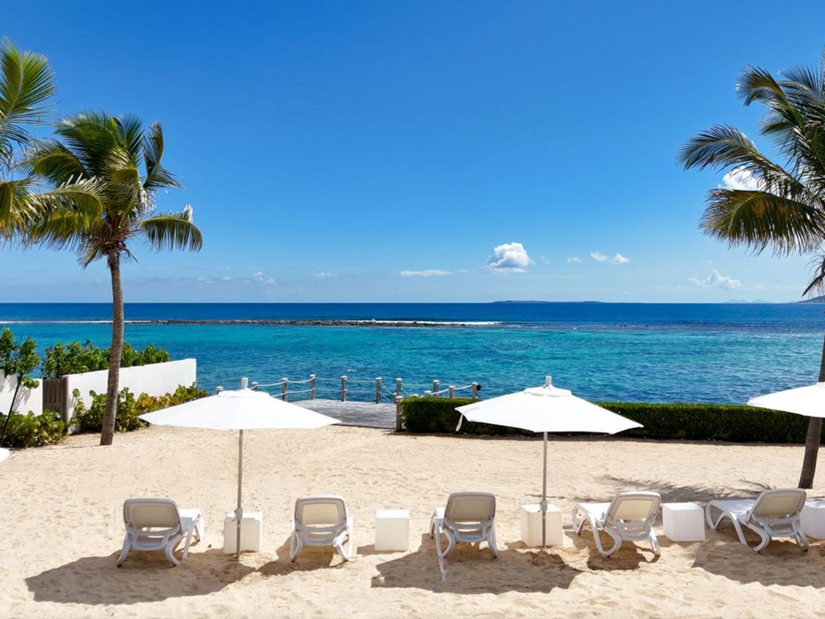 Beach at Villa Indigo in Anguilla