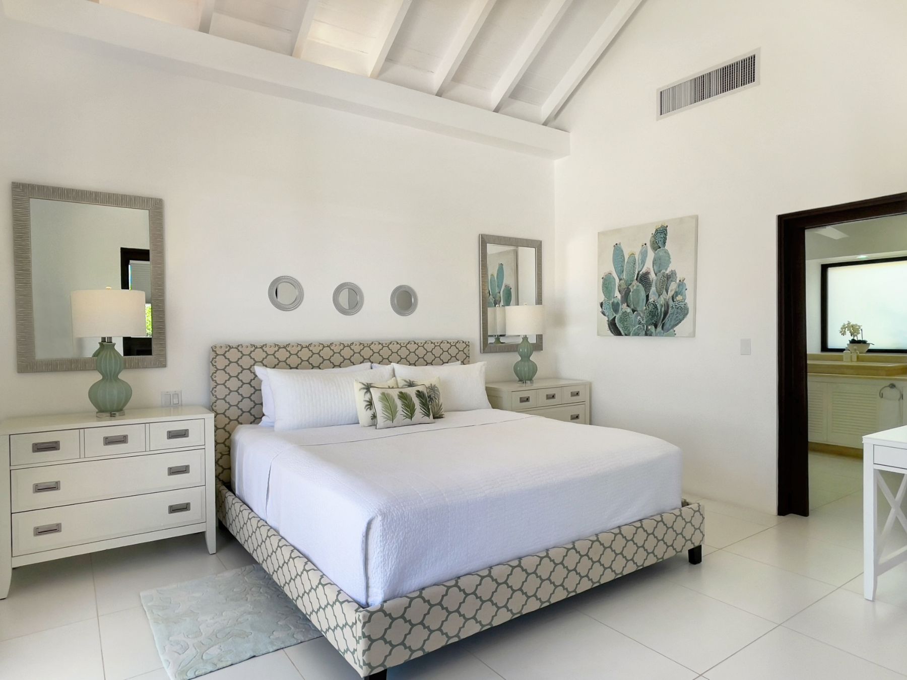 Bedroom Four at Villa Indigo in Anguilla 
