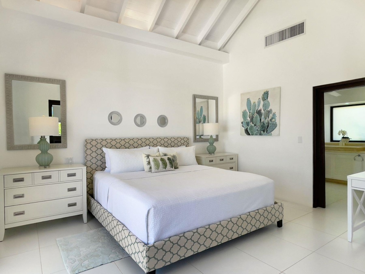 Bedroom Four at Villa Indigo in Anguilla