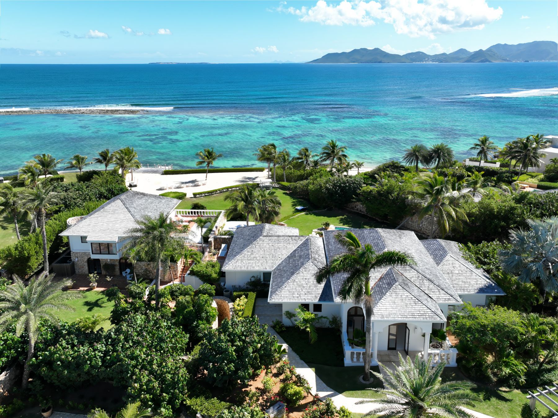 Front Exterior of Villa Indigo in Anguilla 