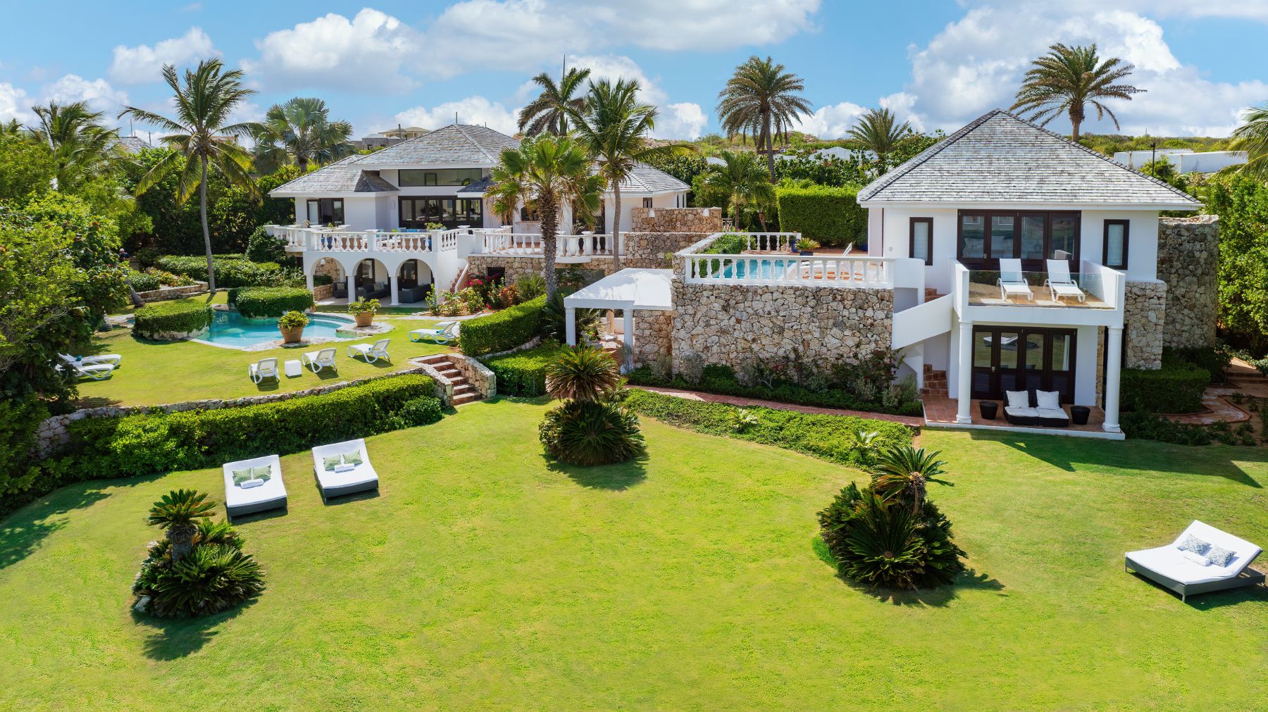 Exterior of Villa Indigo in Anguilla 