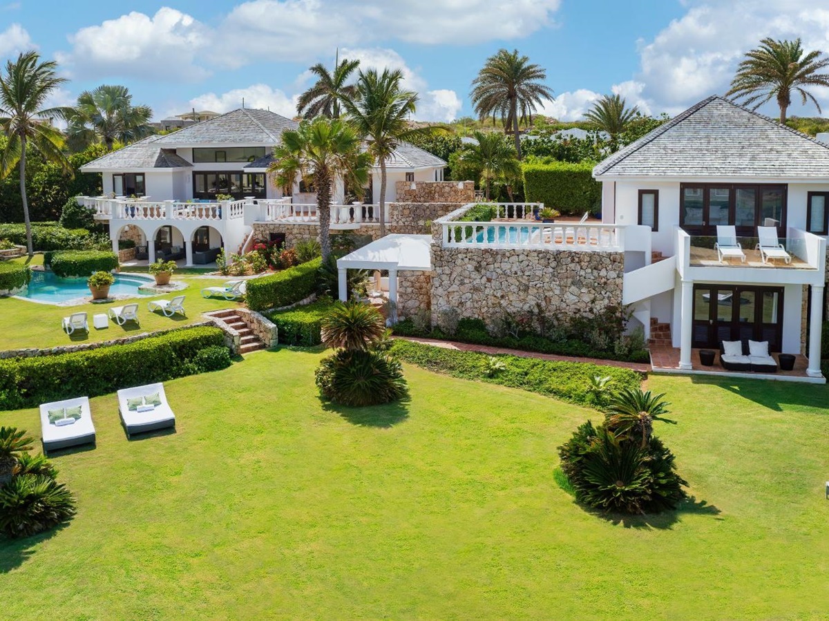 Exterior of Villa Indigo in Anguilla