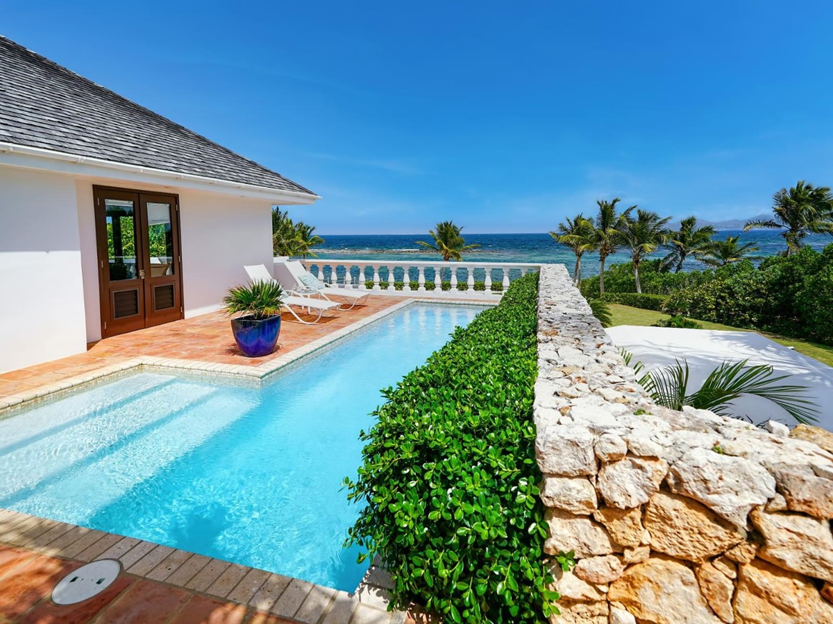 Second Swimming Pool at Villa Indigo in Anguilla