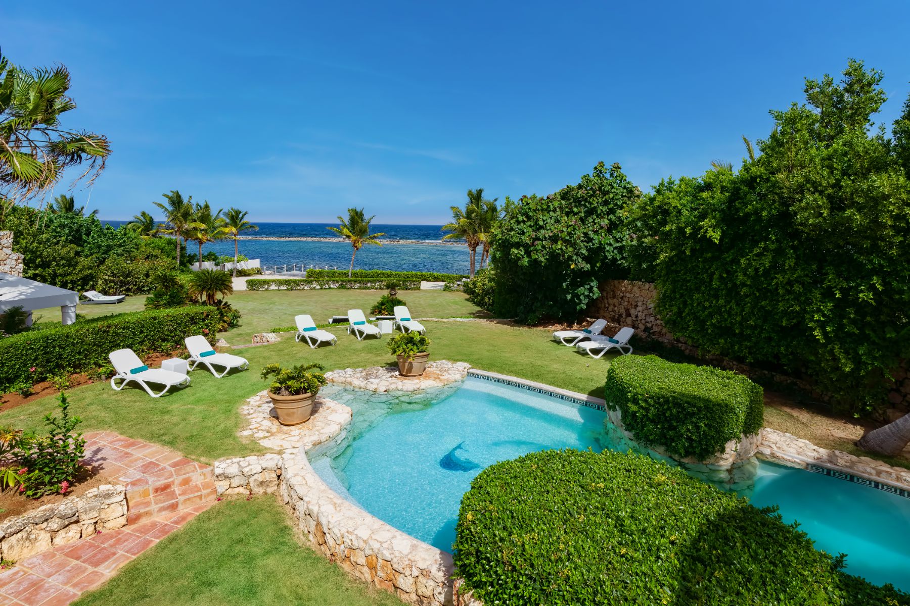 Swimming Pool at Villa Indigo in Anguilla 